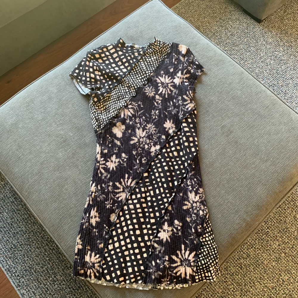 Urban outfitters mock neck printed mini